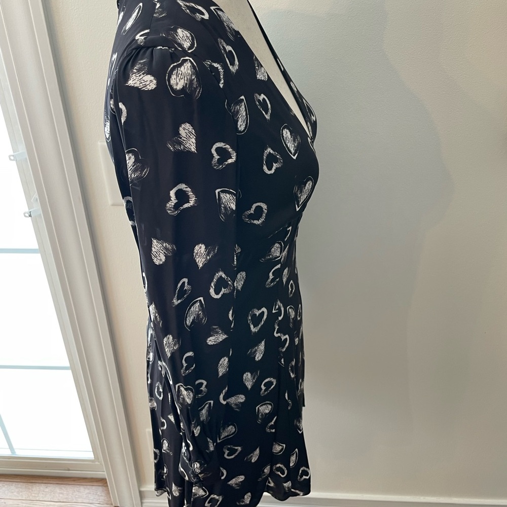 Alice + Olivia Elia Cutout Heart Mini Dress with Choker - Picture 8 of 16